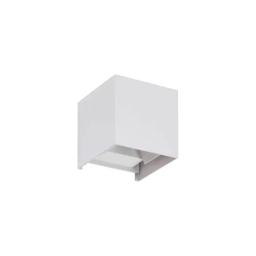Lindby Außen-Wandleuchte Nivar, LED, Weiß - Moderne LED-Außenwandleuchte aus Metall mit warmweißer Beleuchtung, Schutzart IP54 und einstellbarem Abstrahlwinkel von 1-120°, ideal für stimmungsvolle Außenbereiche.