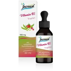 Liposomale Vitamin B5 Tropfen hochdosiert - (15.000mg Vitamin B5 pro Packung) 500mg Vitamin B5 (Pantothensäure) pro Tagesdosis - MCT Öl