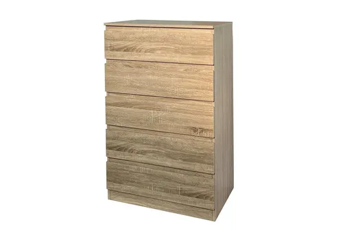 HTI-Living Thekla Kommode mit 5 Schubladen in Sonoma in beige von HTI-Line