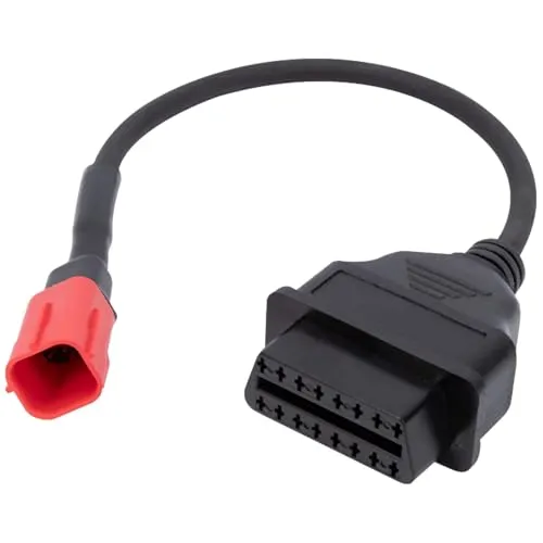 KASturbo OBD2 Diagnosekabel 6 Pin 16 Pin Adapterkabel passend für Honda Suzuki Motorrad Fehlererkennung Stecker