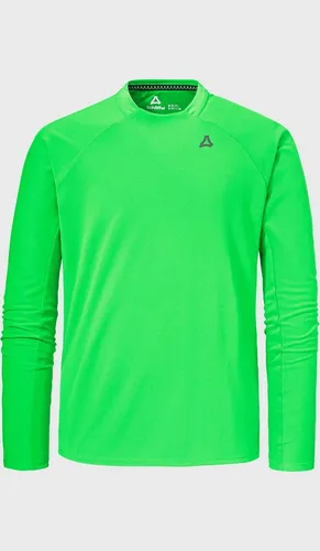 Schöffel Funktionsshirt Longsleeve Style Enixa MEN - Sportlich in Grün - Hochwertiges Longsleeve für Trekking und Wandern. Aus 100% Polyester, pflegeleicht und bequem, ideal für aktive Outdoor-Abenteuer.