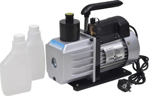 vidaXL Vakuumkammer mit 2-stufiger Pumpe 5,5 L - Praktische Vakuumkammer aus rostfreiem Stahl mit transparenter Acrylabdeckung. Ideal für Vakuumverpackungen und Entlüftung. Kommt mit leistungsstarker 2,5 CFM Pumpe für vielseitige Anwendungen.