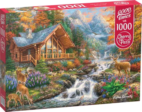 Puzzle 1000 elementów. Alpejski spokój 30400 CherryPazzi 5903728730400