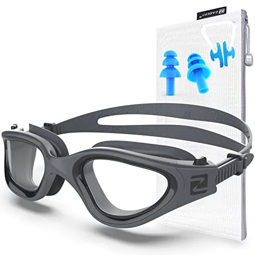 ZABERT W1 Erwachsene Schwimmbrille für Herren Damen, Erwachsene Unisex | Anti-Beschlag, UV-Schutz, Wasserdicht; Fitness, Training, Unterricht; Hallenbad, offenes Meer, Flüsse, Seen und so weiter