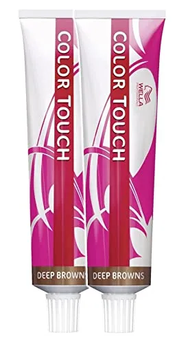 2er Wella Professionals Color Touch 7/73 Mittelblond Braun Gold 60 ml