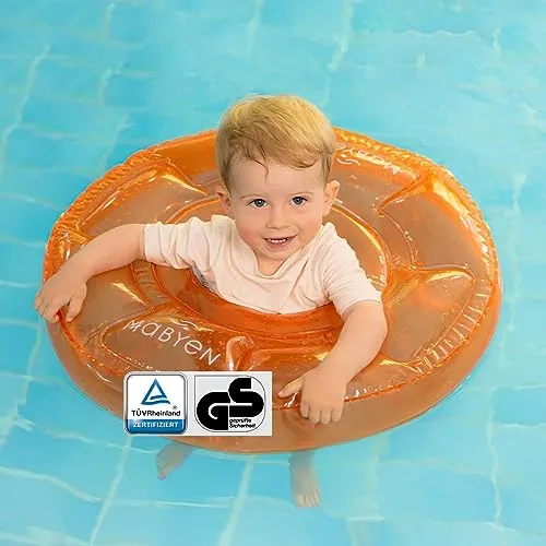 MABYEN Baby & Kids Schwimmring | TÜV Zertifiziert - Baby Schwimmhilfen mit höhenverstellbarem Sitz, ideal für Kinder ab 6 Monaten. Fördert motorische Fähigkeiten und sorgt für sicheren Badespaß!