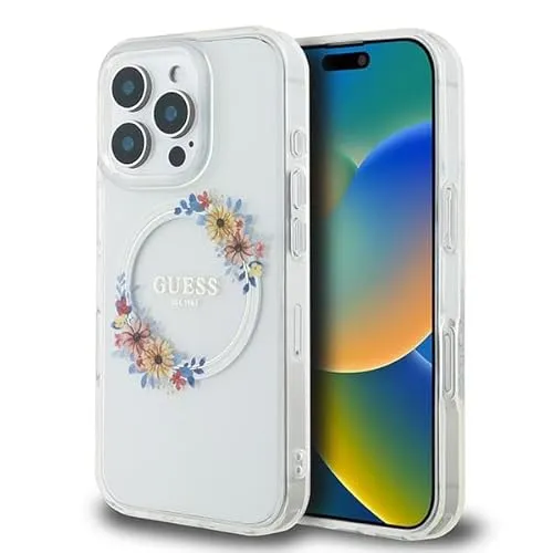 CG MOBILE Guess GUHMP16LHFWFCT Hülle für iPhone 16 Pro 6.3