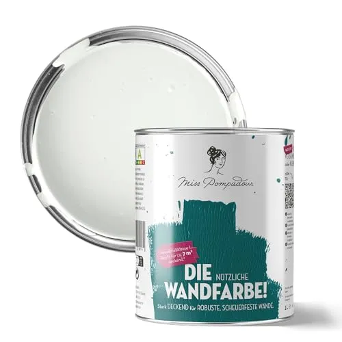 MissPompadour Wandfarbe Weiß mit Schmelz