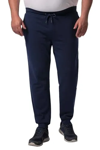Produktbild Men Plus Herren große Größen Jogginghose Bauchfit L-8XL Modern Fit Navy blau 6XL