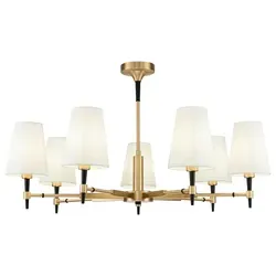 Zaragoza Pendelleuchte 7-flammig in Messingfarbe in gold von Maytoni