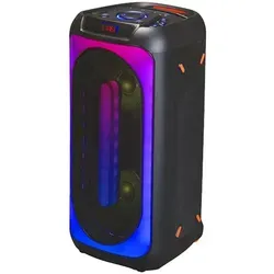 Denver BPS-451 Lautsprecher 2-Wege Schwarz mit Draht 400W - Tragbare Bluetooth-Lautsprecher mit 400W Leistung, flexible Gestaltung und herausragender Klangqualität für unvergessliche Musikmomente.