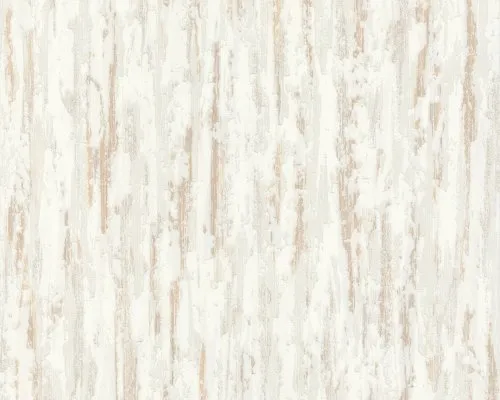A.S. Création Stukturprofiltapete OK Tapete natürlich 10,05 m x 0,53 m beige braun weiß Made in Germany 240958 2409-58