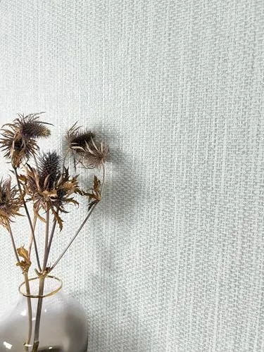 Newroom Tapete Grau Vliestapete Einfarbig - Glanztapete Uni Silber Struktur Modern Textil-Optik Unitapete inkl. Tapezier-Ratgeber