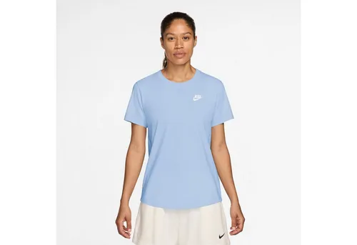 Nike Sportswear T-Shirt W NSW CLUB SS TEE - Sportlicher Schnitt in Hydrogen Blue, Größe XL - Stylisches T-Shirt aus 100% Baumwolle, ideal für sportliche Aktivitäten. Mit kurzem Arm und geradem Abschluss bietet es hohen Tragekomfort und eine moderne Passform.