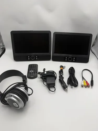 AEG DVD Car Cinema DVD 4552 LCD 2x Monitore Fernbedienung Zubehör Blitzversand