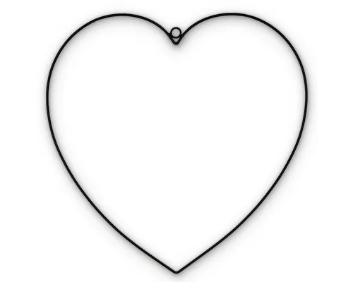 matches21 HOME & HOBBY Dekohänger Metall Draht-Herzen Ø 30 cm im 2er Set zum Basteln und Aufhängen (2 St), Metallringe in Herzform als Boho Herzdeko, Wanddeko oder Hochzeitsdeko