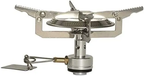 MIL-TEC Gaskartuschenaufsatz Spider (groß) - Campingkocher mit robustem Edelstahl-Design, ideal für Outdoor-Aktivitäten und sicheres Kochen unterwegs.