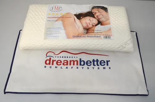 Orthopädisches Viscokissen Nackenstützkissen 8,5 cm hoch – Ideal für erholsamen Schlaf - Kissen – Hergestellt aus hochwertigem Viscoschaum, druckentlastend und allergikerfreundlich, sorgt für optimalen Nackenkomfort und hygienische Anwendung dank waschbarem Bezug.