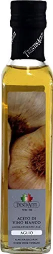 Knoblauchessig - Weißweinessig mit Aroma - Knoblauch Essig aus Italien - TrentinAcetia - höchste Qualität - 250 ml - Aceto Di Vino Bianco - Aglio