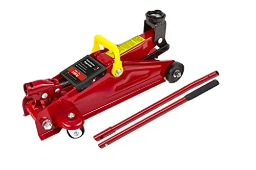 IWH 010008 Hydraulischer Rangierwagenheber 2 Tonnen - Rangierwagenheber mit einer Hubhöhe von 125mm bis 330mm, langlebige Metallräder und hohe Tragkraft bis 2000 kg, ideal für Werkstätten und Heimwerker.