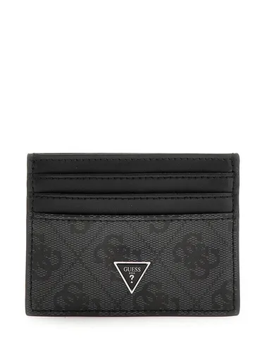 GUESS Mito Kartenetui Card Case aus echtem Leder in schwarz von GUESS