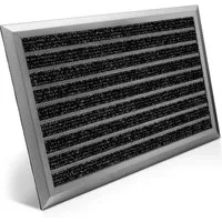 bomoe Fußmatte Außen 50x80 cm – Rutschfest und Rostfrei für den Außenbereich - Hochwertige Aluminium-Fußmatte 50x80 cm, rutschfest und wetterfest. Ideal für den Eingangsbereich, robust und langlebig, hält Schmutz und Wasser effektiv fern.