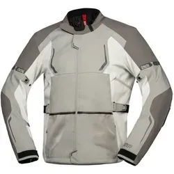 IXS Lennox-ST Textiljacke - Wasserdicht in Beige/Grau/Braun - S - Motorradjacke aus technischem X-Stretch-Gewebe für optimale Beweglichkeit, atmungsaktiv und airbag-kompatibel, ideal für lange Touren und wechselhaftes Wetter.