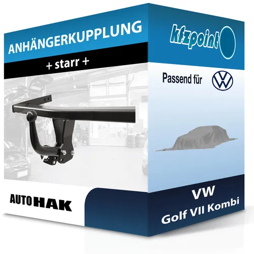 VW Golf VII Kombi Anhängerkupplung starr von Auto Hak
