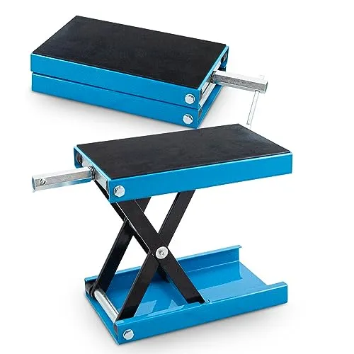 Bituxx mechanischer Motorradheber Blau MS-18957