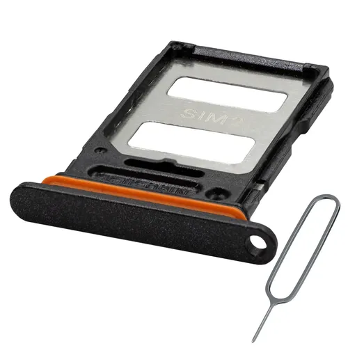 Dual-SIM- Kartenhalter Für Xiaomi Redmi Note 13 Pro Plus - SIM-Tray  Schwarz