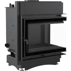 Wasserführender Kamineinsatz KRATKI MAJA DECO rechts 8 kW Ø 180 - Kaminöfen mit Wassermantel für effiziente Wärmeverteilung, elegantes Design und integrierte Sicherheitsmerkmale für maximalen Komfort.