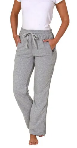Normann Care Relaxanzug Damen Jogginghose grau XS mit 4-Wege Reißverschluss - Bequeme Jogginghose in grau für Damen, ideal für den Alltag. Der praktische 4-Wege Reißverschluss sorgt für zusätzlichen Komfort und Flexibilität.