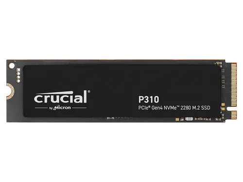 Crucial P310 2280 SSD 500GB - M.2 2280 PCIe Gen4 NVMe, blitzschnelle Datenübertragung mit 6.600 MB/s Lesen und 3.500 MB/s Schreiben