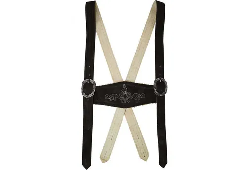 German Wear Hosenträger echtleder verstellbar in braun von German Wear