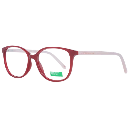 Benetton Brille BEO1031 238 53 Damen Rot - Stylische Damenbrille in Rot, ideal für modebewusste Frauen. Vollrand-Design mit komfortabler Passform und original Etui.