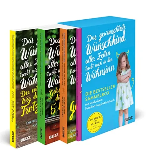 Das gewünschteste Wunschkind aller Zeiten treibt mich in den Wahnsinn: Bestseller-Sammelbox mit Familien-Inspirationsbuch - Schulratgeber: Entdecken Sie die Bestseller-Sammelbox mit exklusivem Familien-Inspirationsbuch für wertvolle Tipps und Unterstützung im Familienalltag.
