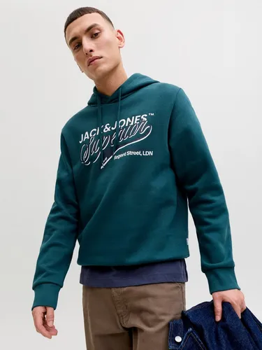 JACK & JONES Jjelogo Sweat Hood 2 Col 25/26 Noos - Bequemer Kapuzenpullover - Stylischer Kapuzenpullover von Jack&Jones für Erwachsene, normaler Schnitt, mit gerippten Ärmelbündchen und Langarm für optimalen Tragekomfort.
