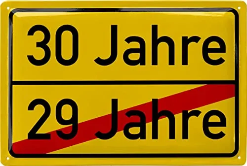 LANOLU Retro Blechschild 30