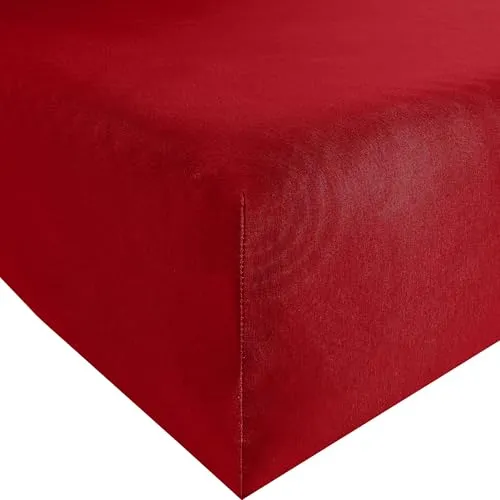 Bassetti Spannbettlaken Uni RB/878 Rosso Siena in rot von Bassetti