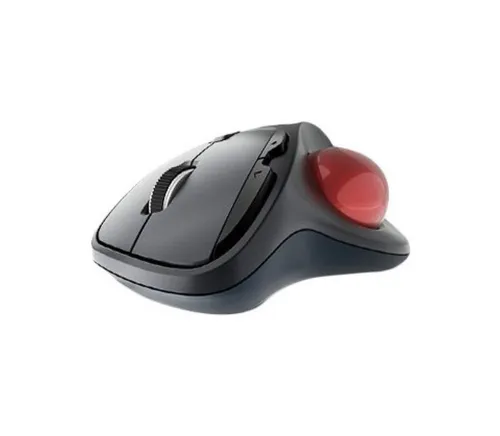KeySonic Wireless Trackball Maus KSM-6101RF-EGT - Ergonomisch, kabellos und präzise Steuerung mit dem Daumen für maximalen Komfort und weniger Handgelenksbelastung