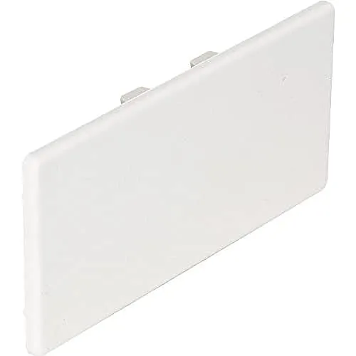 Endstück 60x110mm reinweiß für Kabelkanal