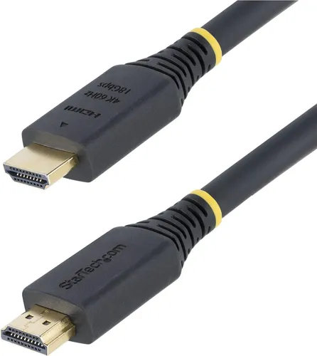 Premium Certified High Speed HDMI Cable 4K60Hz - 5m - HDMI-Kabel & Videokabel, unterstützt 4K 60 Hz für gestochen scharfe Bilder und bietet eine integrierte Ethernet-Verbindung für optimale Leistung.