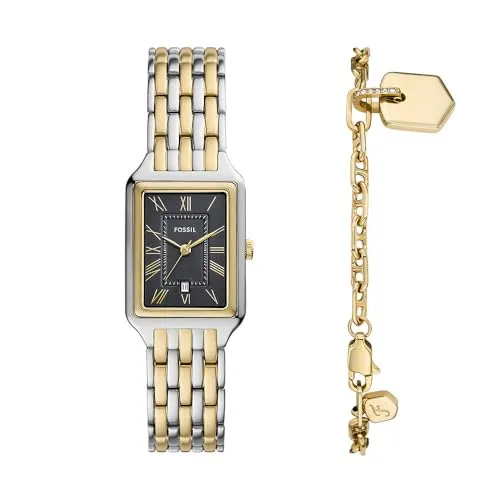 FOSSIL Damen Analog Quarz Uhr ES5376SET von Fossil