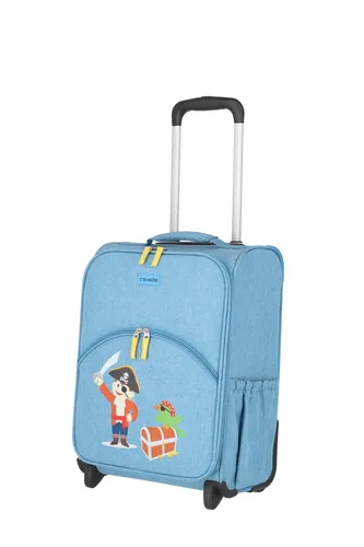 Travelite Kinderkoffer Youngster, 44cm - Kindergepäck mit 20L Volumen, leicht und robust, ideal für kleine Abenteurer. Inklusive farbenfrohem Innenfutter und praktischem Teleskopgestänge.