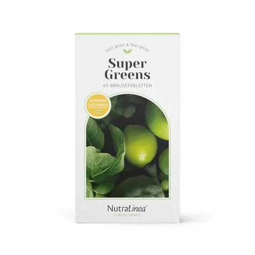 Produktbild NutraLinea SuperGreens Brausetabletten mit 6 Superfoods