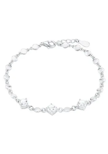 Amor Silberarmband 2027487 mit Zirkonia - Armschmuck aus rhodiniertem 925er Silber, verstellbare Länge und funkelnde Zirkonia für stilvolle Akzente. Inklusive Etui für perfekten Schutz.