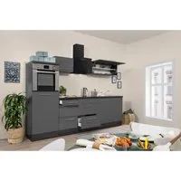 Respekta Premium Küchenzeile Amanda 270 cm in grau von Respekta