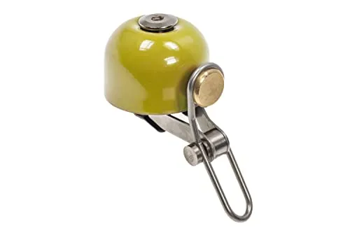 CYCLEHERO Fahrrad Mini Klingel Bell Yellow Lenker Glocke Laut 75db Gelb StVZO