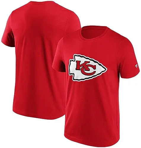 Fanatics Kansas City Chiefs Logo Männer T-Shirt rot XL - Sportfan T-Shirt aus 100% Baumwolle, langlebig und bequem für jeden NFL-Fan. Ideal für Spiele oder Freizeit! Entdecke noch mehr Merch von EMP!