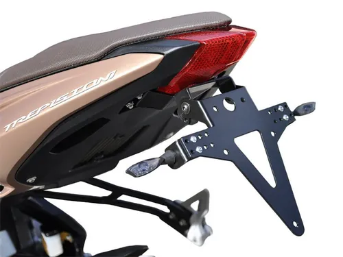 ZIEGER Classic Kennzeichenhalter für MV Agusta Brutale 675 | 800 - Hochwertiger Kennzeichenhalter aus pulverbeschichtetem Stahl, für eine sichere Montage hinten, ideal für Motorradliebhaber und perfekt auf MV Agusta Modelle abgestimmt.
